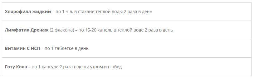 Бады nsp от отеков глаз и лица